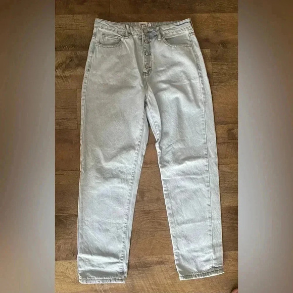 Princess Polly Denim - Princess Polly Y2K Light Wash baggy Straight Leg Denim Jeans Size 8
